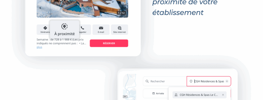 Organiser son séjour avec la carte